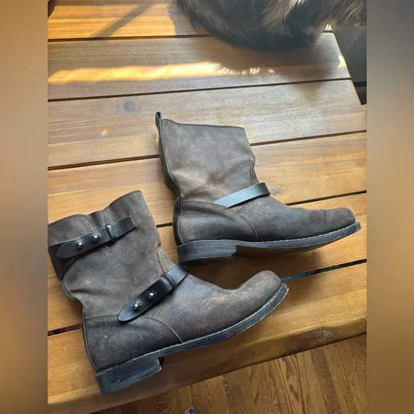Rag &amp; Bone leather moto boots Women's size US9/EU39