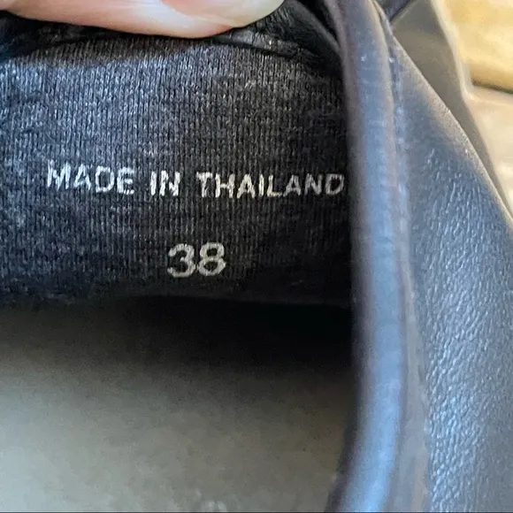 Rag &amp; Bone Standard Issue Black Leather High Top Sneakers