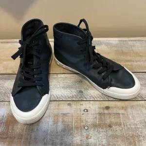 Rag &amp; Bone Standard Issue Black Leather High Top Sneakers