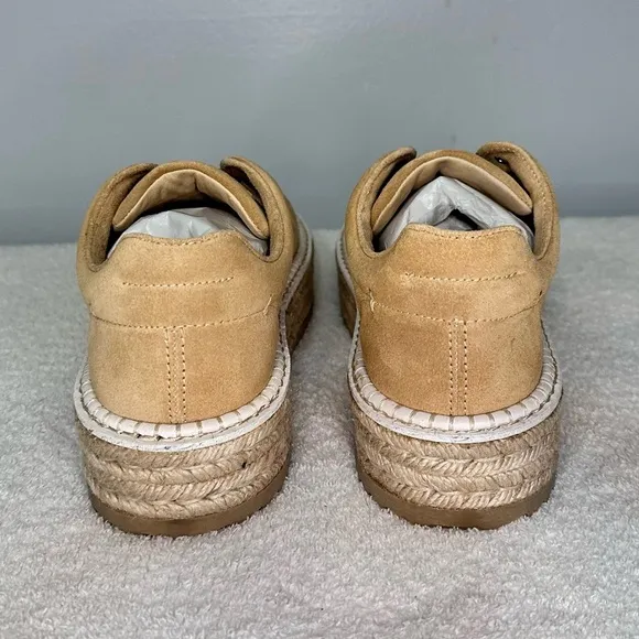 rag &amp; bone Women's Kent Suede Platform Espadrille Sneakers - Size 38.5 (US 8.5)