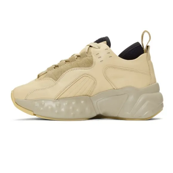 RARE Acne Studios Beige Manhattan Platform Sneakers