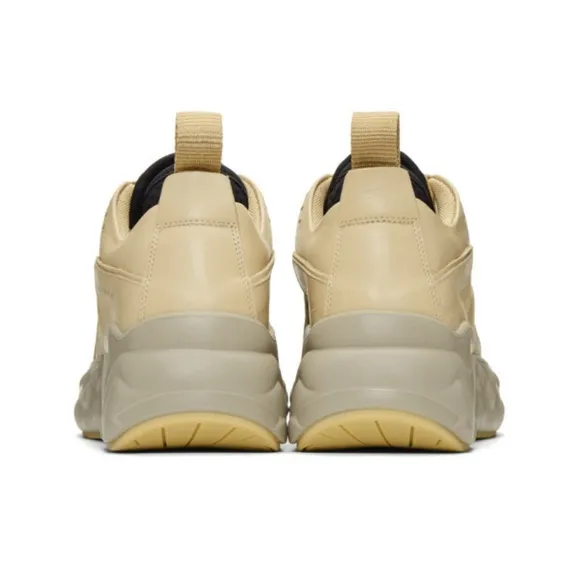 RARE Acne Studios Beige Manhattan Platform Sneakers