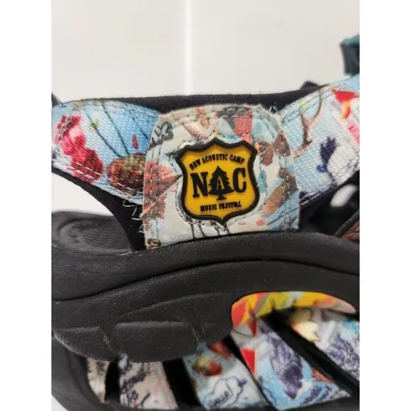 RARE Keen X Nac New Acoustic Camp Music Festival Newport Sandals Shoes Men's 11