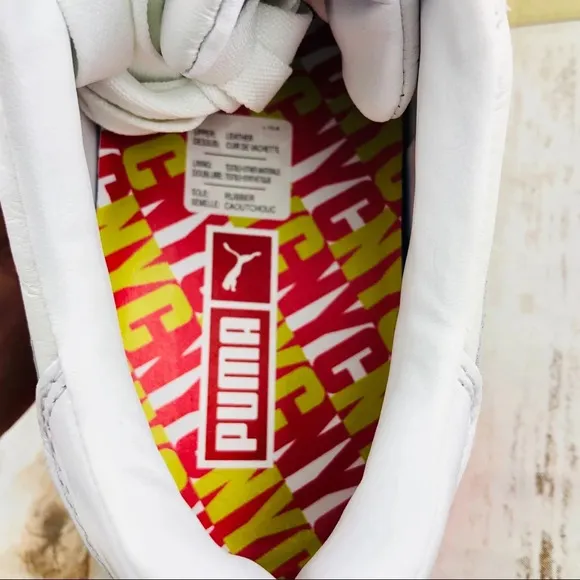 RARE PUMA Cali Bold Neon NYC Platform Sneakers new