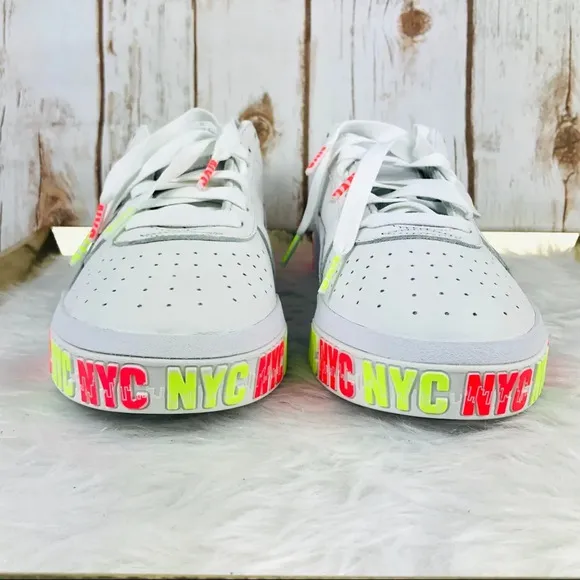 RARE PUMA Cali Bold Neon NYC Platform Sneakers new