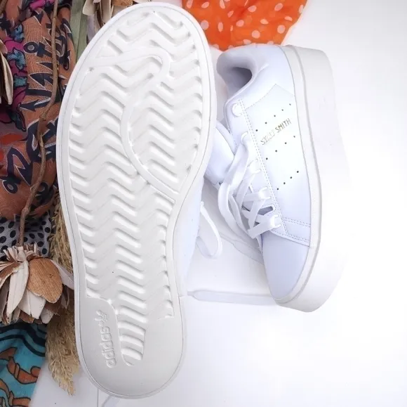 Rare Stan Smith White Platform Women's Sneakers Sz 8½m