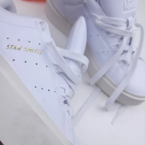 Rare Stan Smith White Platform Women's Sneakers Sz 8½m