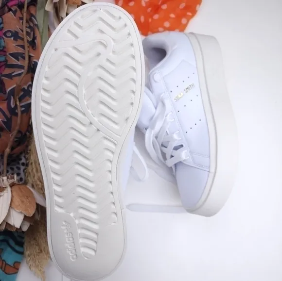 Rare Stan Smith White Platform Women's Sneakers Sz 8½m