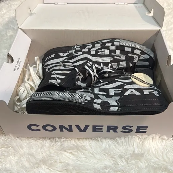 Rare Telfar x Converse Black All-Star Chuck Hightops, NWT