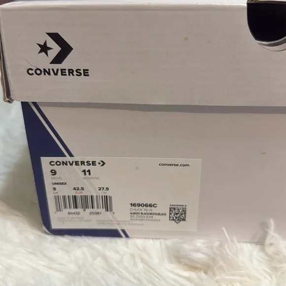 Rare Telfar x Converse Black All-Star Chuck Hightops, NWT