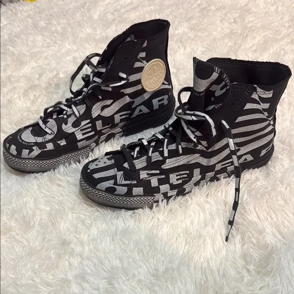 Rare Telfar x Converse Black All-Star Chuck Hightops, NWT