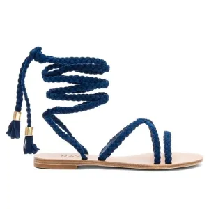 Raye Womens Sadie Braid Lace Up Gladiator Sandals shoes sz 6.5