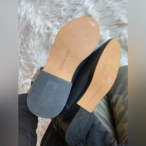 Rebecca Minkoff Saida Moto Leather Boots Size 6