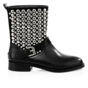 Rebecca Minkoff Saida Moto Leather Boots Size 6