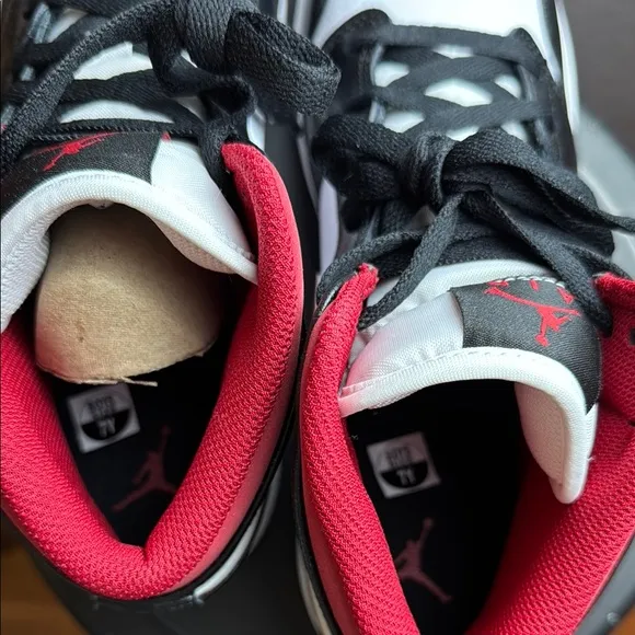 Red and Black Air Jordan 1 Mid