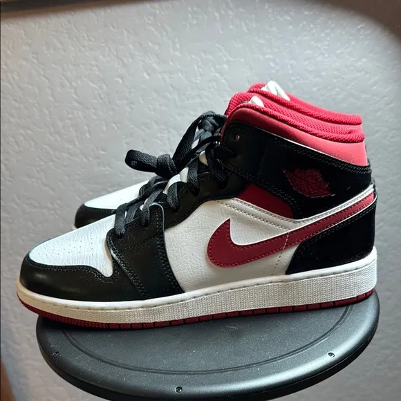 Red and Black Air Jordan 1 Mid