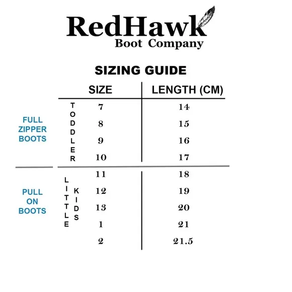 Red Hawk Boots Girls Chocolate Floral Boots