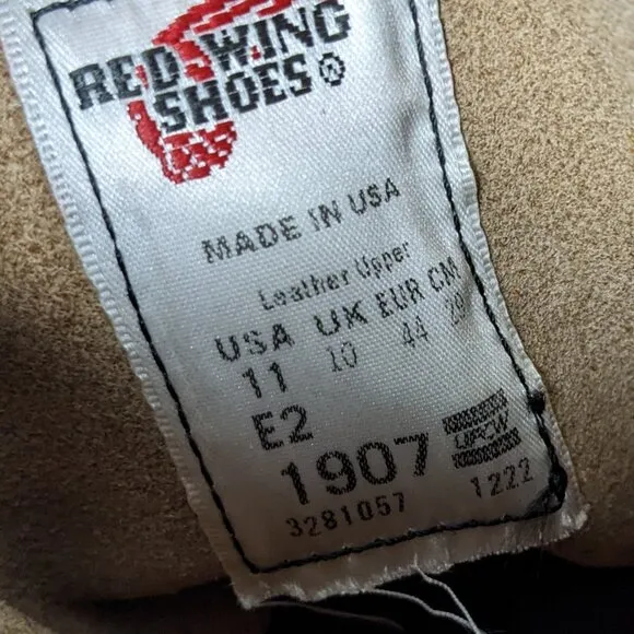 Red Wing 1907 Classic Moc Toe Boots, Copper Leather, Men's 11 2E (Wide)
