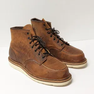 Red Wing 1907 Classic Moc Toe Boots, Copper Leather, Men's 11 2E (Wide)