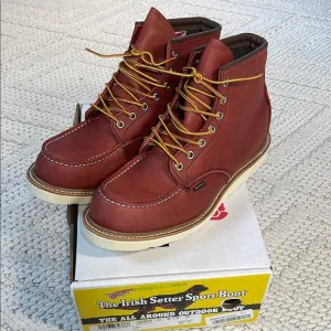 Red Wing 6” Moc Toe Gore-Tex size 9D NWB