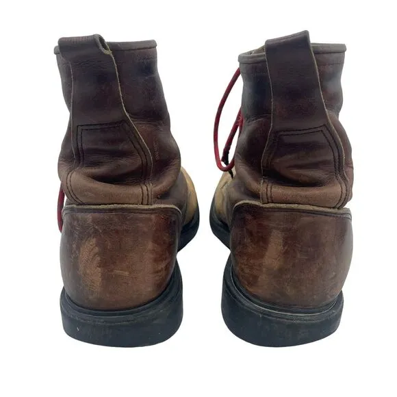 Red Wing 931 Men’s 9.5 D Leather Logger Work Boot Diamondback Sole