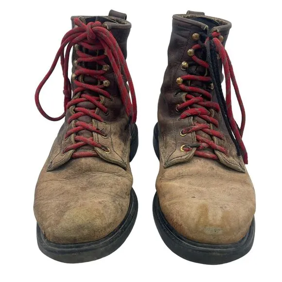Red Wing 931 Men’s 9.5 D Leather Logger Work Boot Diamondback Sole