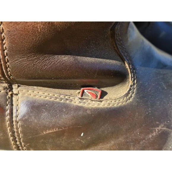 Red Wing Dynaforce US 11 D 1172 Pull On Soft Toe Brown Leather Work Boots