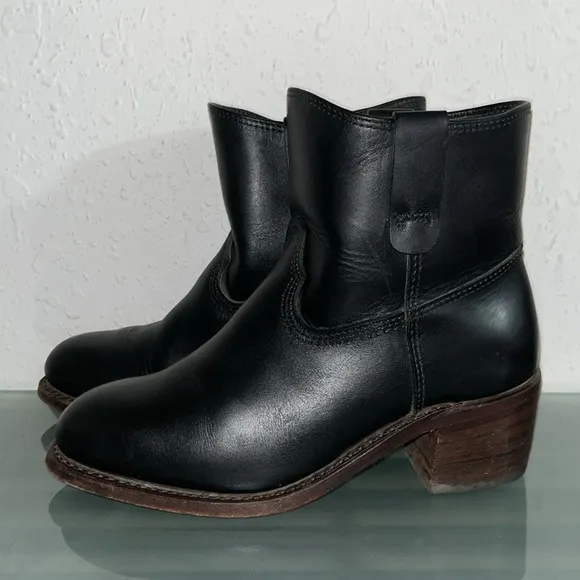 Red Wing Heritage Inez Boots Black Leather Size 7 Made In US womens boots
