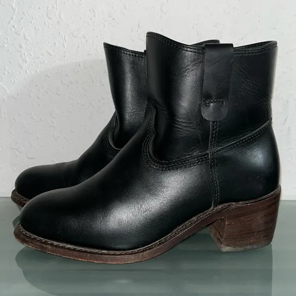 Red Wing Heritage Inez Boots Black Leather Size 7 Made In US womens boots
