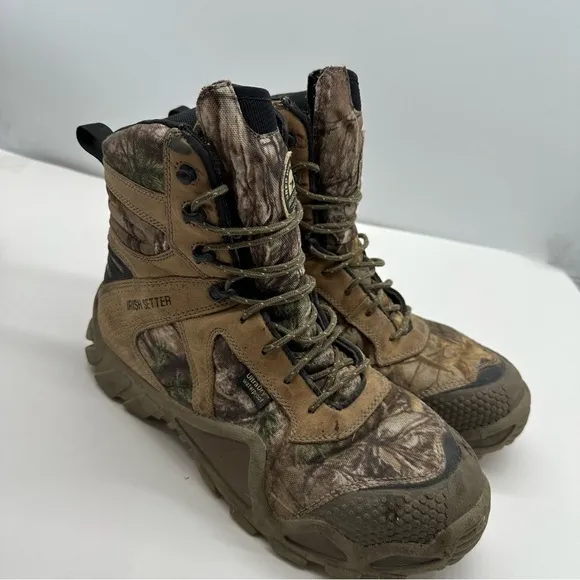 Red Wing Irish Setter Mens 10 Camouflage Hunting Boots Shoes 2870 Scent Ban 8”