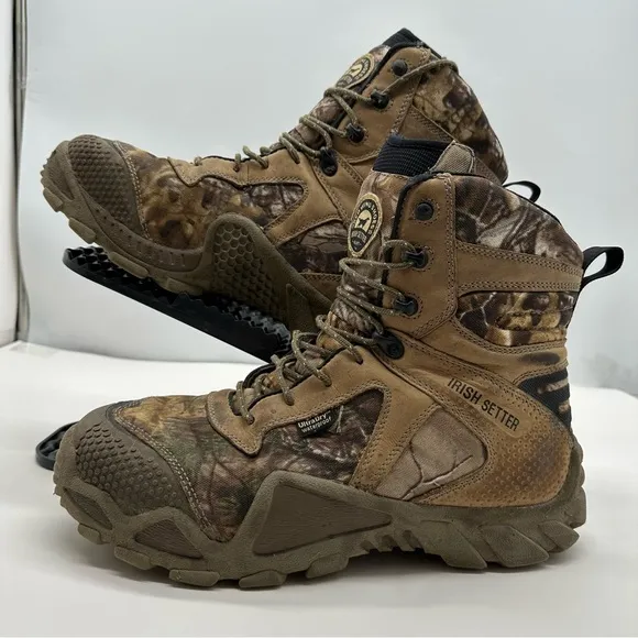Red Wing Irish Setter Mens 10 Camouflage Hunting Boots Shoes 2870 Scent Ban 8”