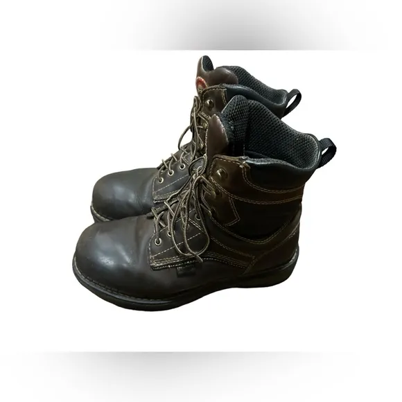 RED WING Irish Setter Work Boots ASTMF2892-11 Vintage USA Made Men's 9.5E B1