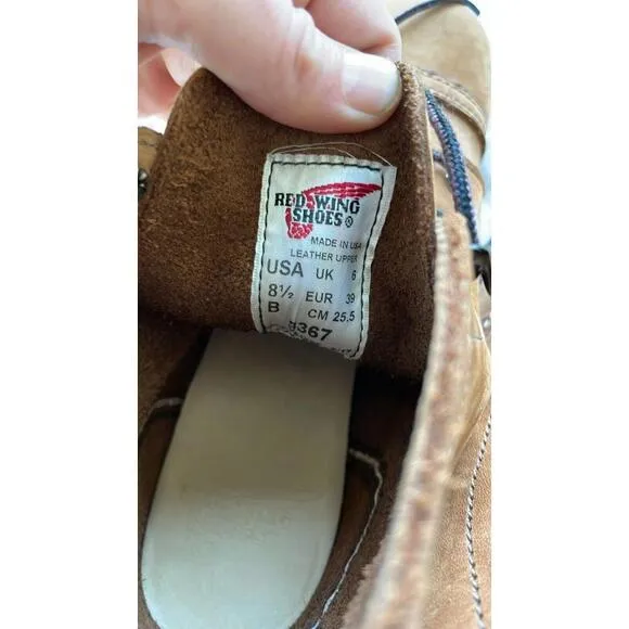Red Wing Redwing Boots Shoes Chinook iron ranger boots 8.5 in honey NEW!