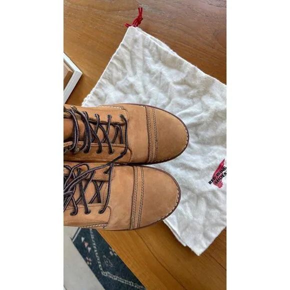 Red Wing Redwing Boots Shoes Chinook iron ranger boots 8.5 in honey NEW!