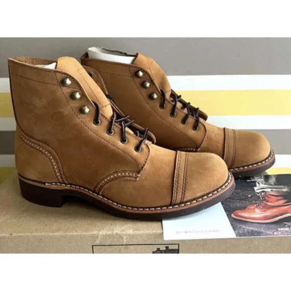 Red Wing Redwing Boots Shoes Chinook iron ranger boots 8.5 in honey NEW!
