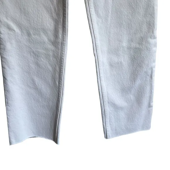 RE/DONE 70s Comfort Stretch High Rise Stove Pipe Jean Button Fly Size 25 NWOT