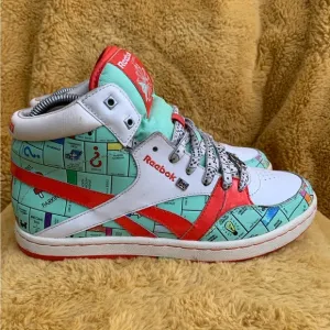 Reebok Classic Monopoly Rare High Top Sneakers Women’s Size 7