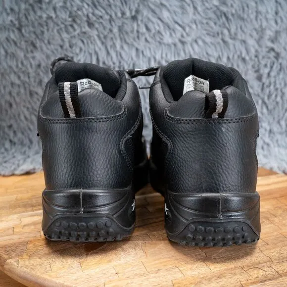 Reebok Men's Black Waterproof Sport Hiker Composite Toe Boots M8 W10 EUC