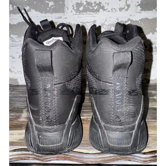 REEBOK NANO X1 ADVENTURE WORK MEN'S ATHLETIC MID CUT BLACK BOOTS RB3484 -
