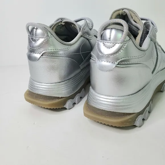 Reebok x Cardi B Classic Leather Silver Pewter Sneakers