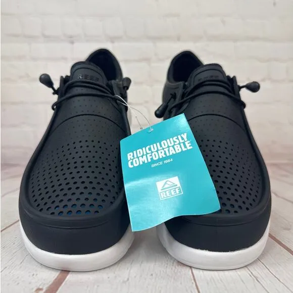 Reef Water Coast Black Slip On Shoes Mens Size 9