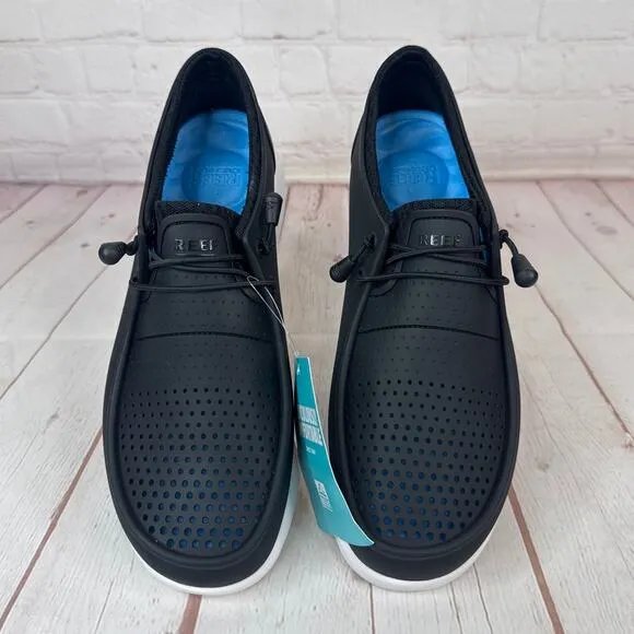 Reef Water Coast Black Slip On Shoes Mens Size 9