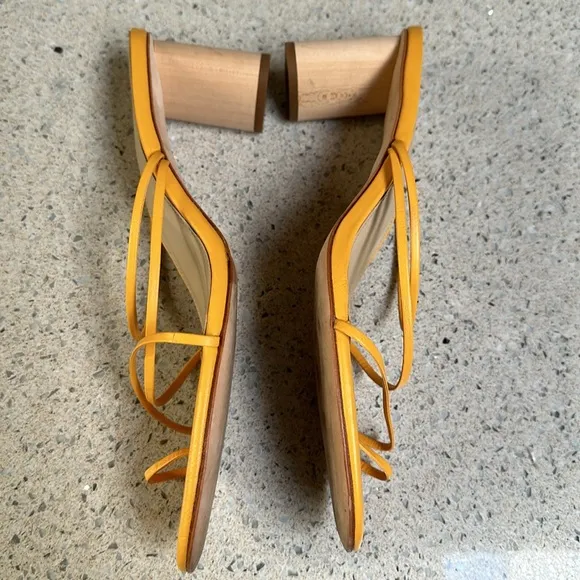 Reformation leather sandals shoes Sz9