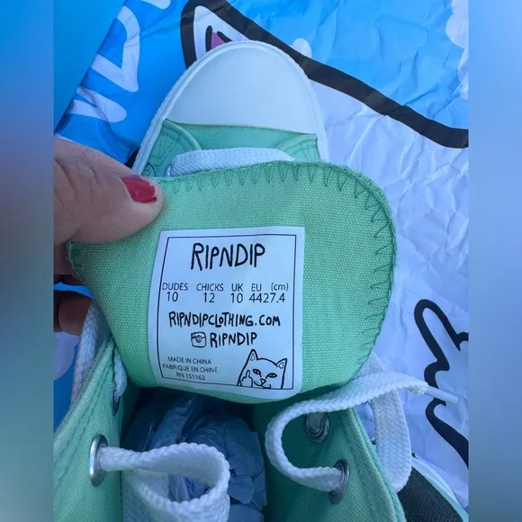 RipNDip LA Exclusive Frida High Top Sneakers Men Size 10