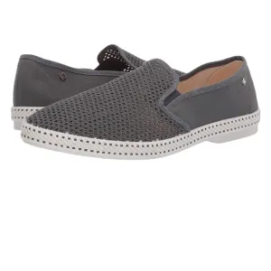 Rivieras Classic Canvas &amp; Mesh Leisure Shoe in color Anthracite