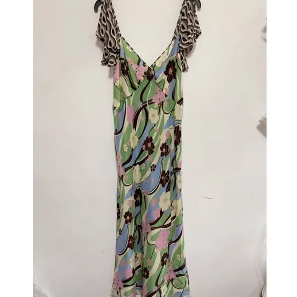 Rixo London Effie Hibiscus Silk Dress