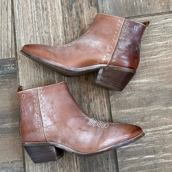 ROAN by Bed Stu Aggie ankle boots size 6.5