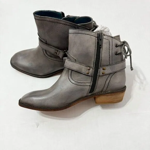 ROAN By BED STU- ELINA NWB Sz 8.5 Alkaline Hd Antiqued Leather Ankle Boots