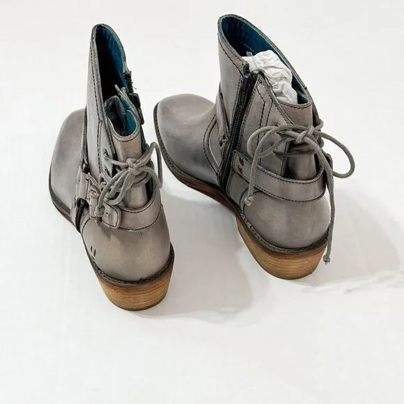 ROAN By BED STU- ELINA NWB Sz 8.5 Alkaline Hd Antiqued Leather Ankle Boots