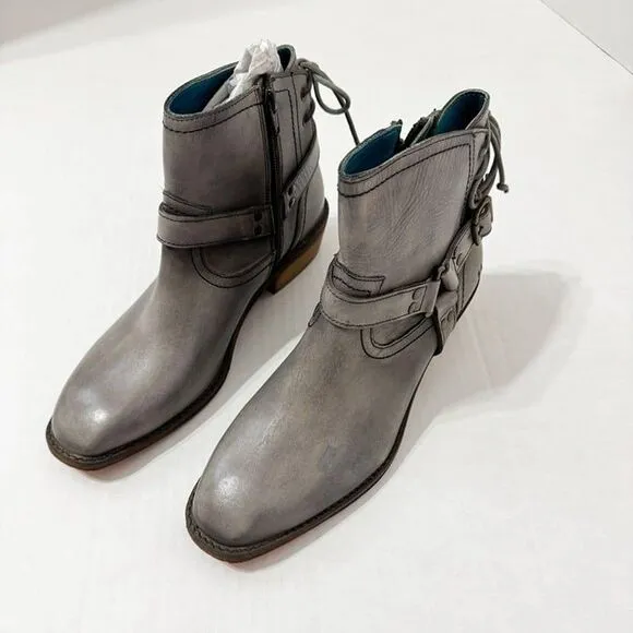 ROAN By BED STU- ELINA NWB Sz 8.5 Alkaline Hd Antiqued Leather Ankle Boots